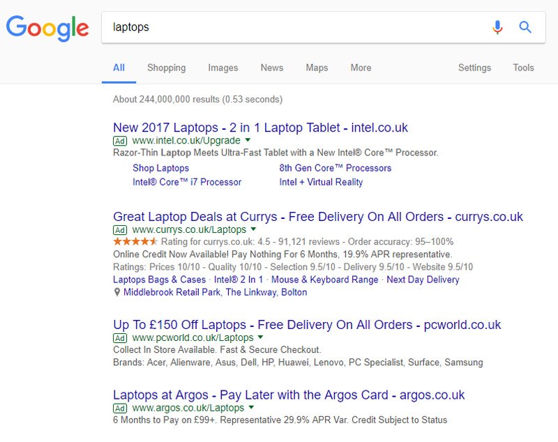 google competitors