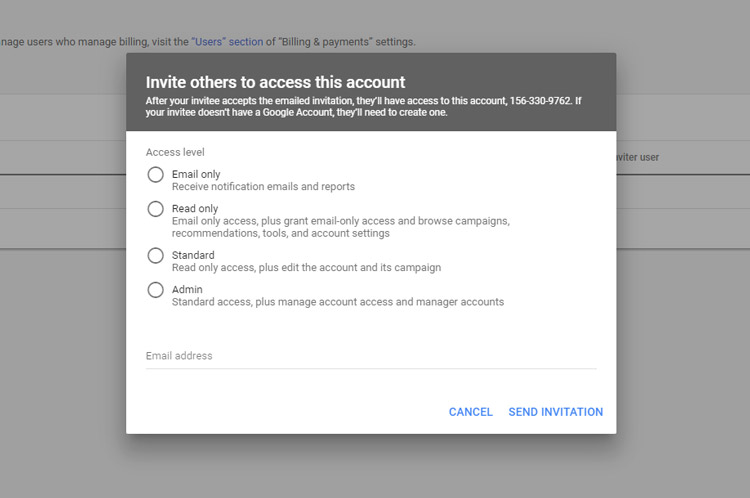 managerial access example