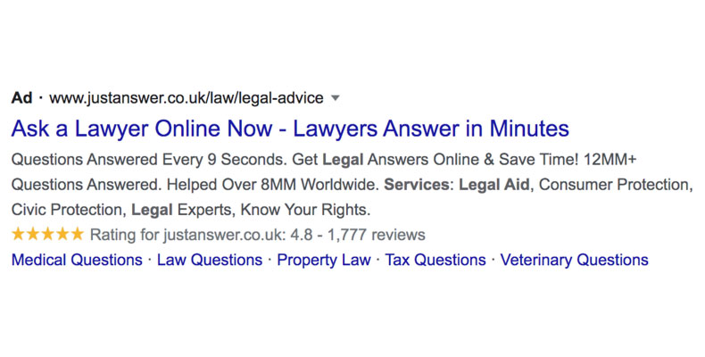 lawyer google ppc