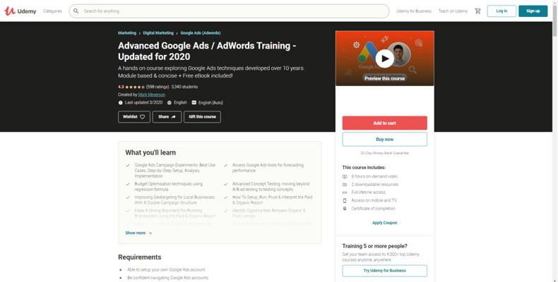 advanced google training
