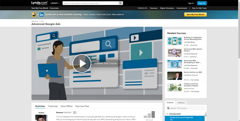 advanced google training course