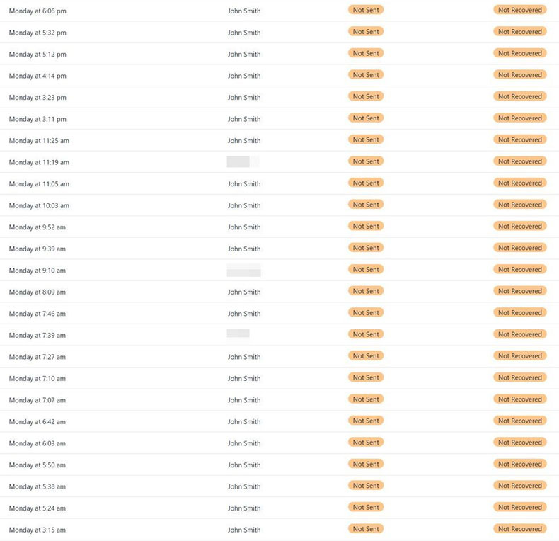 john smith abandoned cart