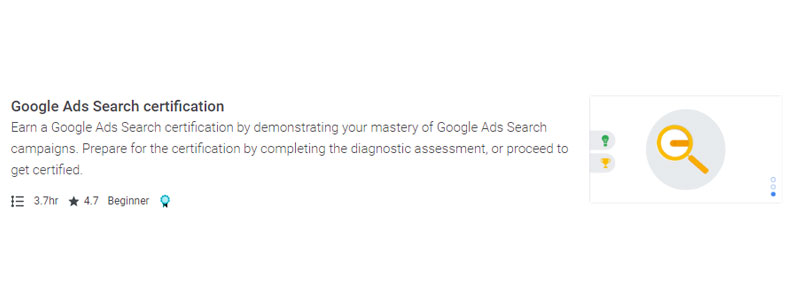 google ads certification