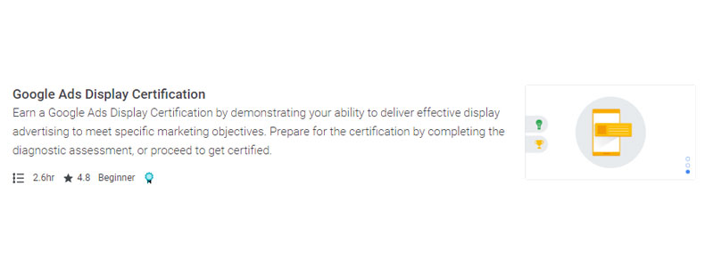 google ads display certification