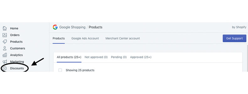 shopify google ads coupon