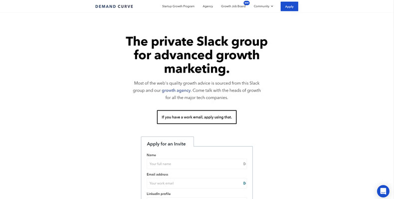 demand curve group