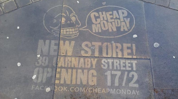 graffiti advertising
