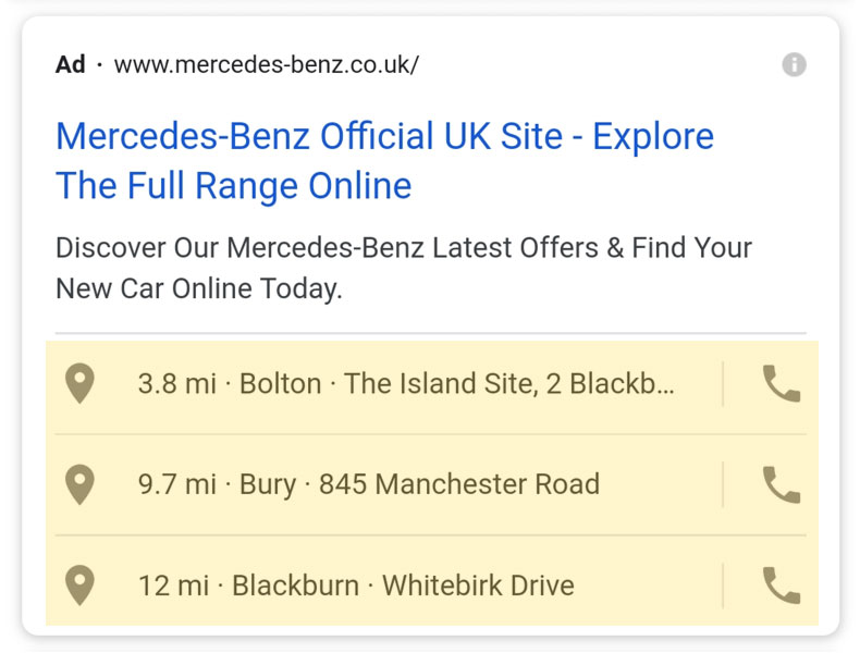affiliate location mercedes benz