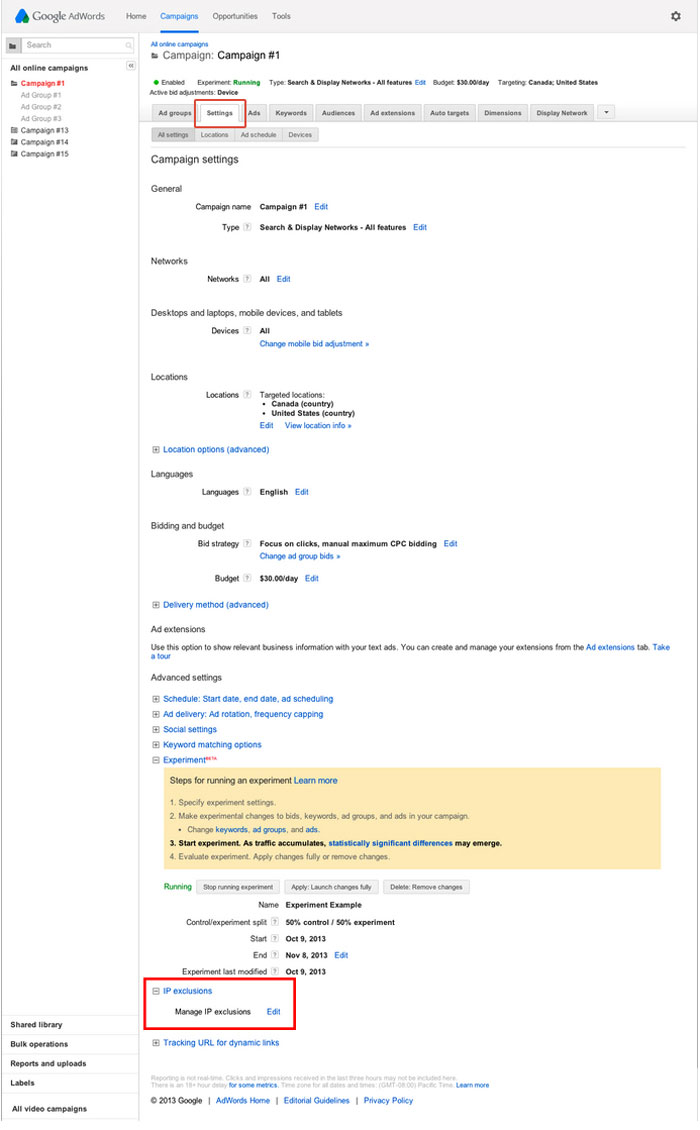 ip exclusion