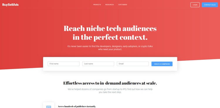 buy sell ads network