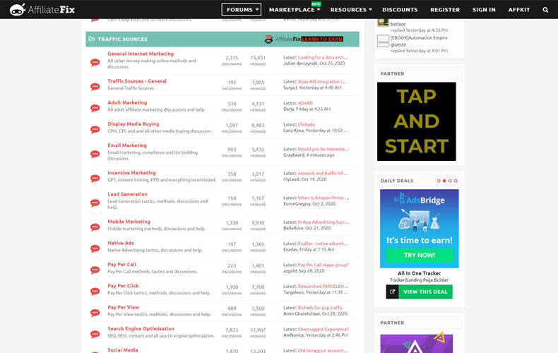 affiliatefix boards